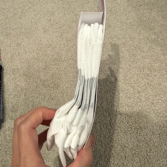 lululemon athletica Power Stride Tab White Socks - 3 Pack Size Small - Picture 3 of 4